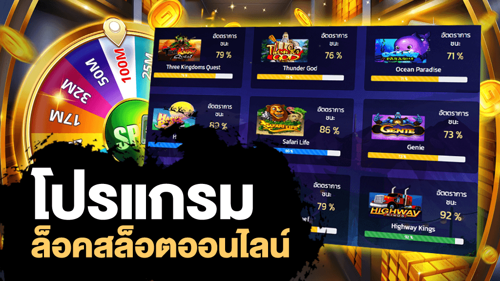 โปรแกรมล็อคสล็อตออนลน์
